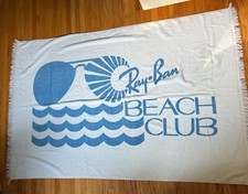 RARE Vintage Ray Ban Beach Towel 1980's Aviator 55x37
