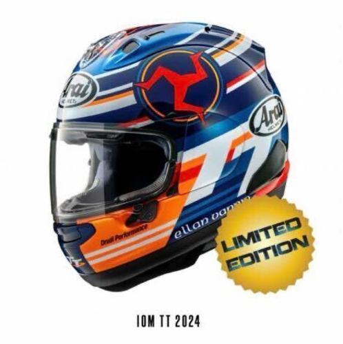 Arai Helmet Full Face RX-7X IOM TT 2024 Limited Size XL 61-62cm 
