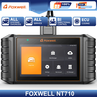 Foxwell NT710 Profi KFZ OBD2 Diagnosegerät Scanner Auto ALLE SYSTEM DPF Für VW