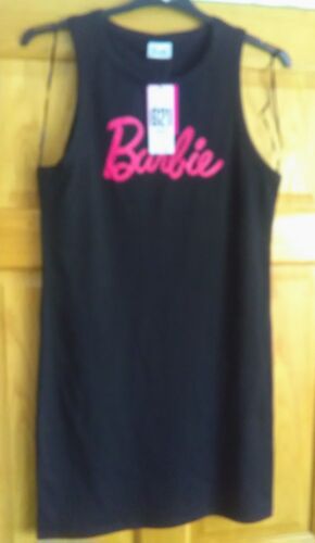 G21 Barbie Black Slogan Midi Dress Size 18 - Picture 1 of 5