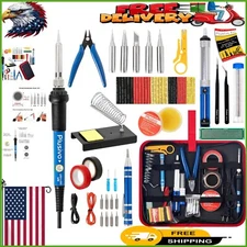 Versatile Electronics Repair Tool: 60W Soldering Iron Kit for DIY Projects