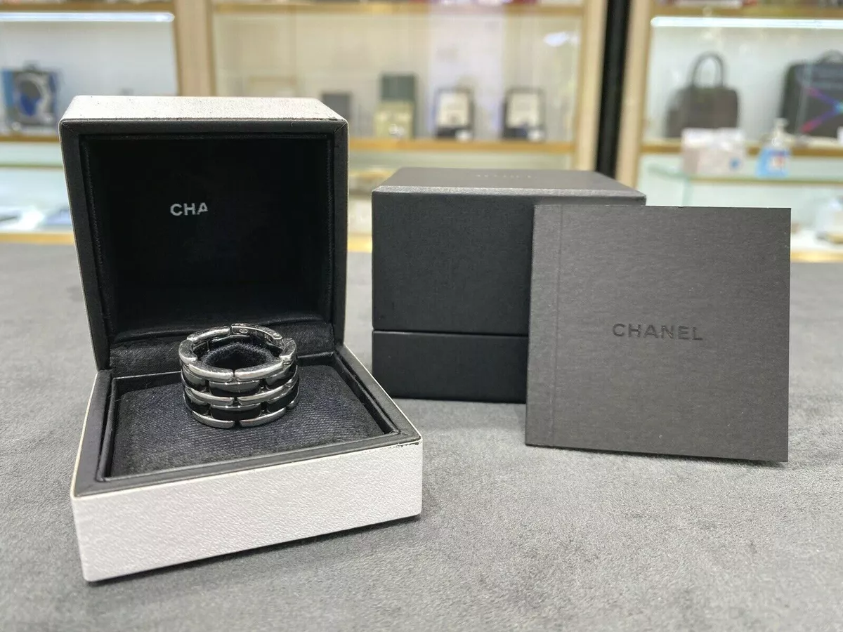 Chanel white gold sale ring
