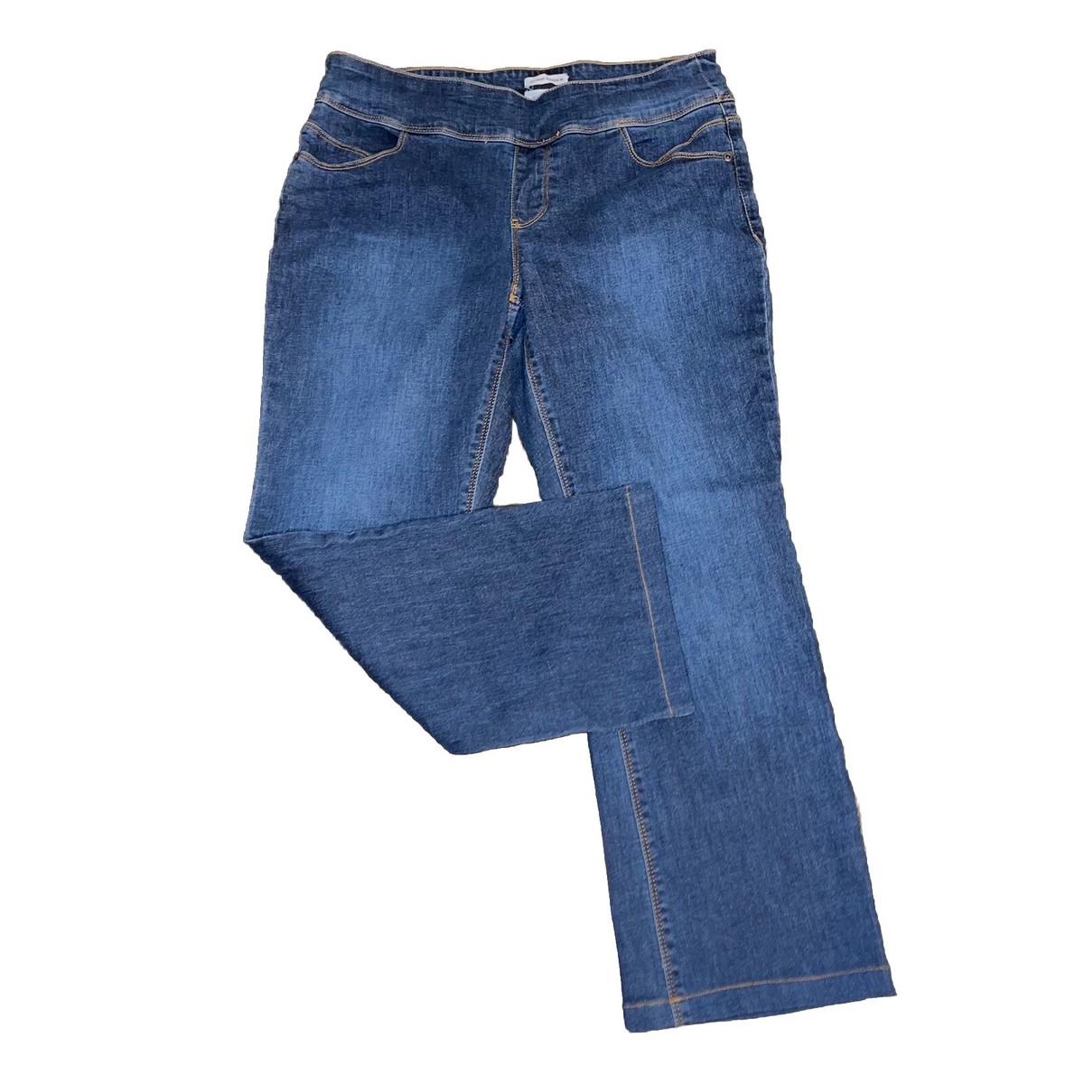 Westbound The Park Ave Bootcut jeans women size 10 petite Cute Summer Pull  On | eBay