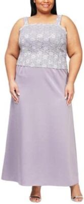 Alex Evenings Mock Dress with Jacket Icy Orchid Plus Women sz 18 W NEW NWT  AE3 | eBay
