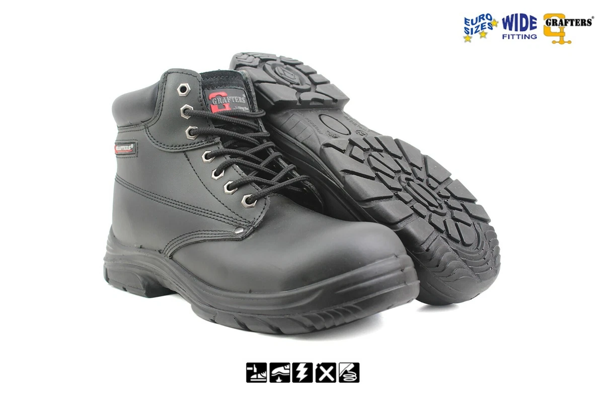 Mens extra wide work deals boots