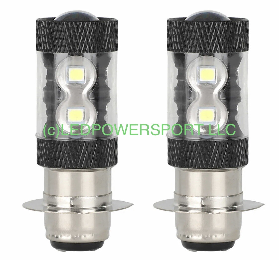 1983 Yamaha YT175K Tri-Moto ATV LED Headlight Upgrade Kit White