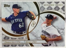 Emerson Hancock / George Kirby 2024 Topps Dynamic Duals RC #13 SEATTLE MARINERS