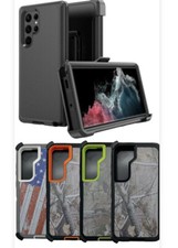 For Samsung Galaxy S23 PLUS Camo Defender Case W/ Belt Clip Fits Otterbox 