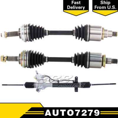 2000 Rav Axle Replacement 1PCS Rack and Pinion Assembly 1 Pair CV Axle For Toyota RAV4 1996-2000 ...