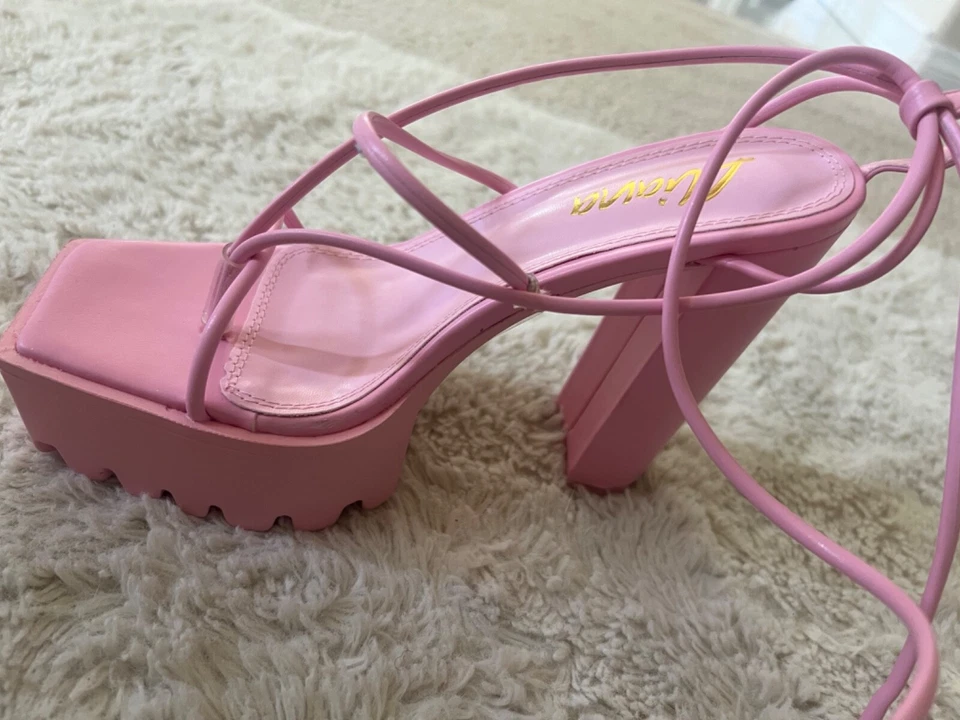 Sandalia Puntera Abierta Marca LILIANA ROSA SLIP ON Mujer Talla 6 Foto 2 de 4