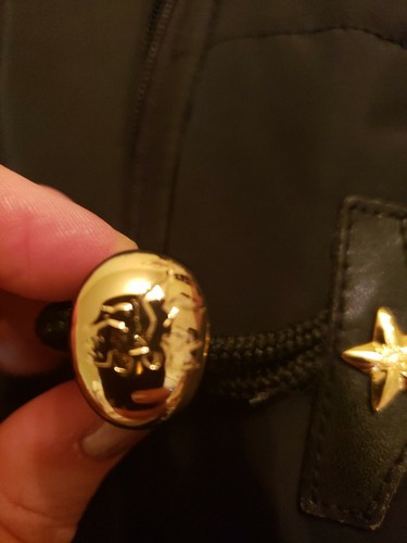 Piero Guidi Magic Circus Italy M Black Puffer Jacket Gold Hardware Toggle Horns - Bild 6 von 12