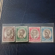 Germany 1934-38 Five Complete Used Sets VG. Please See Description For Details