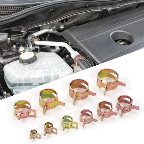 115X Hose Spring Clamps 6-22mm Fastener Fuel Water Line Pipe Air Tube Clips Kit - Picture 7 of 16