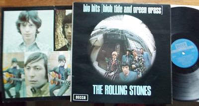 ROLLING STONES BIG HITS HIGH TIDE & GREEN GRASS 12 VINYL GATEFOLD LP with POSTER