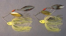 Lot of 2 Pro Assassinator 1/4 oz Spinnerbait DWGN-SR Spot Remover