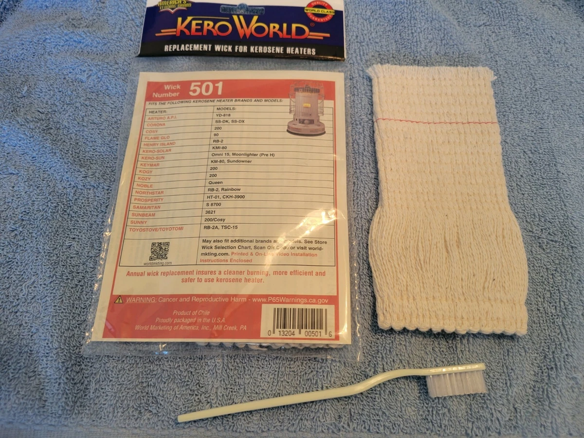 KEROSUN MOONLIGHTER, OMNI 15 KEROSENE HEATER WICK u0026#034;FREEu0026#034; CLEANING  BRUSH u0026amp; GUIDE | eBay