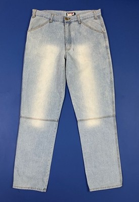 Oxer Herren Jeans gebraucht W34 Gr. 48 Denim Wear Man Used Boyfriend gerades Bein T5758