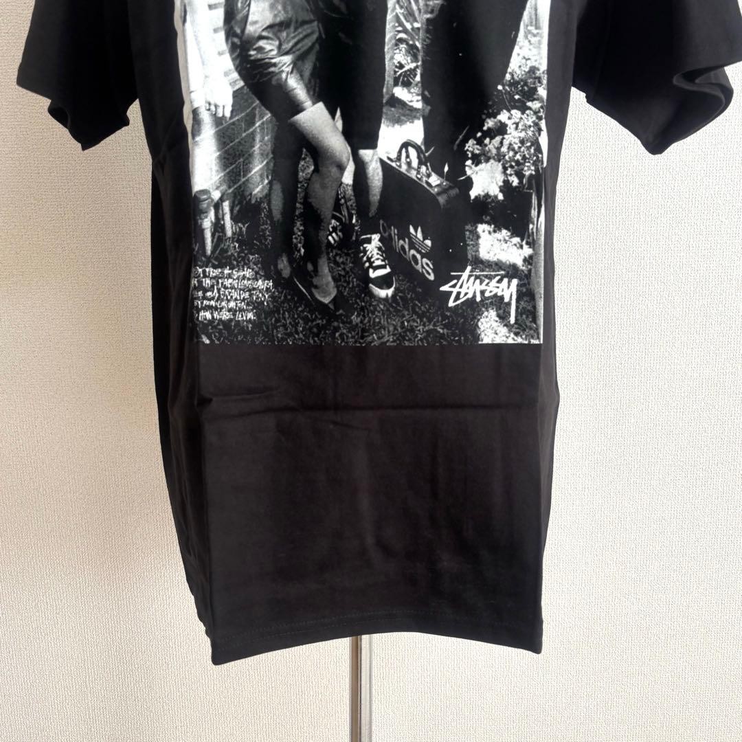 Stussy photo print T-shirt dead stock black L with tag rare thumbnail 8