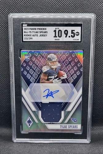 2023 Panini Phoenix RPS Auto Jersey Tyjae Spears #RAJ-TS /299 SGC 9.5, Auto 10 - Bild 1 von 2