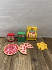 Little Tikes Shop 'N Learn Smart Checkout Pizza Chips Juice Box Raisins Lot Of 6