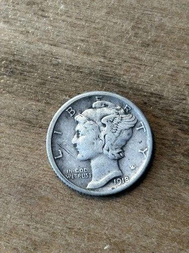 1918S Mercury Dime VF