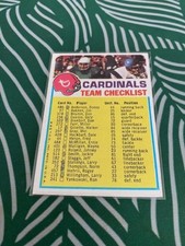 1973 Topps Team Checklists - St. Louis Cardinals  - FREE SHIPPING