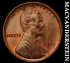 1917 Lincoln Wheat Cent - Choice Gem Brilliant Unc+++  Lustrous  #i5159