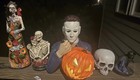 Halloween Decoration Lot  Jason/ Skelton/Dios De La Muerte — photo 1