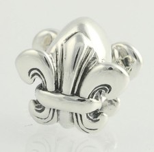 NEW Chamilia GA-149 Fleur De Lis Bead Charm -...