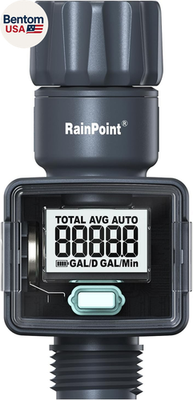 #ad Water Flow Meter Measure Consumption and Flow Rate up to 9999.9 Gallon Liter ± $34.86