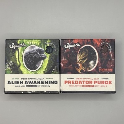 Dr. Squatch Aliens vs Predator Set Alien Awakening & Predator Purge New