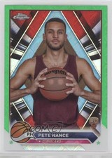 2023-24 Topps Chrome Green Topps Refractor Pete Nance #144 13o1
