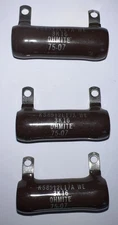 3000 Ohm 25 Watt Ceramic Power Resistor By Ohmite  Qty of (3)