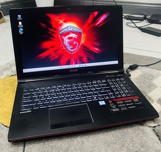 Gaming MSI MS 16J5 15.6"Laptop Intel Core i7 6700HQ 8GB Ram 128GB SSD 1TB HDD