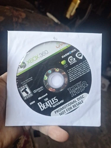 Beatles: Rock Band & Rockband 2 Xbox 360 Combo 2 In 1 very rare promotional Disc