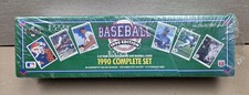 Factory Sealed 1990 Upper Deck Complete Baseball Sports Card Set With Holograms