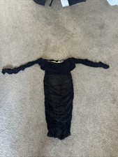 Fashion Nova Ready In Ruched Off The Shoulder Dress