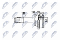 Nty Gelenksatz, Antriebswelle NPZ-PL-049 FüR Opel