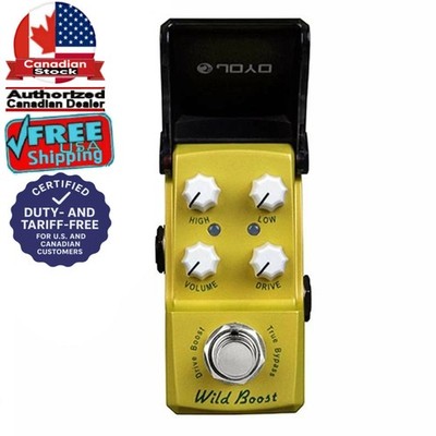 Joyo JF-302 Wild Boost Drive Ironman Mini Guitar Effect Pedal True Bypass New