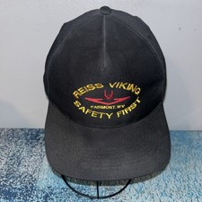 Vintage 80s Reiss Viking Embroidered Snapback Cap Adj. USA