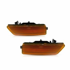 2PCS Amber Lens Front Bumper Side Marker Lights For 2010-2014 VW MK6 Golf GTI