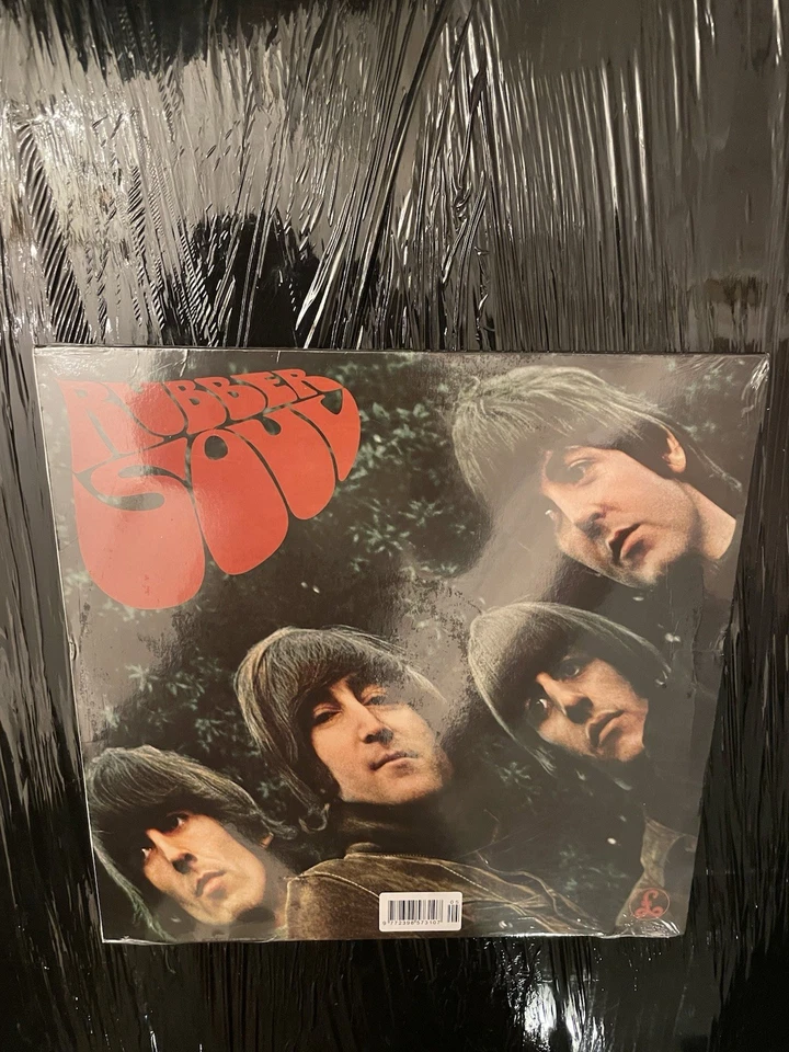 NEW & SEALED THE BEATLES RUBBER SOUL VINYL RECORD LP ALBUM  - Image 2 of 4