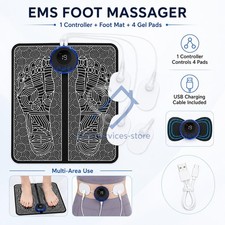 Electronic Nerve and Powered Muscle Stimulator for Pain Relief EMS Foot Massager
