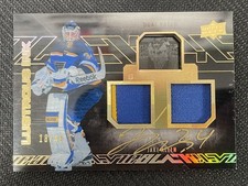 2015-16 UD BLACK JAKE ALLEN LUSTROUS INK AUTO PATCH #ed 18/49