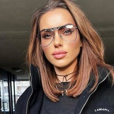 NEW BB0244S 004 BALENCIAGA GREY METAL AVIATOR UNISEX BALENCIAGA SUNGLASSES
