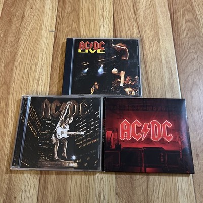 AC/DC 3 CD Lot  Live, Stiff Upper Lip, PWR Up  like Ozzy Osborne, Black Sabbath