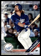 2019 Bowman Prospects DJ Peters Los Angeles Dodgers #BP-124