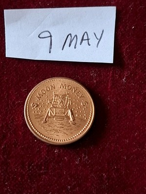 1969 Green Cheese Penny Moon Money Mondlandung