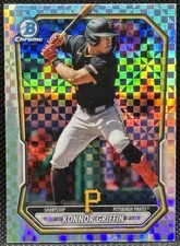 Konnor Griffin 2026 Bowman Chrome Prospects X-Fractor Pirates Rookie