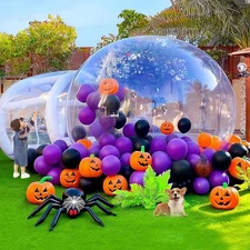 14.5ft Length Inflatable Balloon Bubble House Bubble Tent for Outdoor Halloween